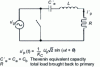 Figure 24 - Capacitive voltage transformer operating on a mainly resistive load: simplified modeling for transient studies
