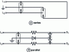 Figure 15 - Typical surge arrester diagrams for telecommunication networks