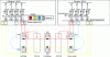 Figure 11 - Simplified single-line diagram of the 25 kV traction network