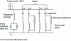 Figure 8 - Simplified schematic of the phase balancer with head-to-tail thyristor bridges and tuning reactors for each phase.