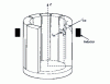 Figure 16 - Current distribution in the metal crucible