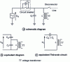 Figure 9 - Single-phase ferroresonance in a voltage transformer in series with an open circuit breaker