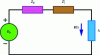 Figure 5 - Equivalent electrical monopole circuit for z = 0