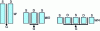 Figure 5 - Drawing of three transistors of identical overall width