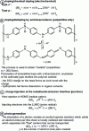 Figure 11 - Main methods for generating charges in conjugated polymers: principles for creating charged species