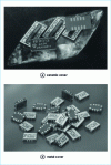 Figure 25 - Photos of SAW components with SMD packages (from Thomson Microsonics)