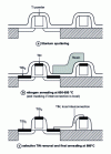 Figure 35 - TiSi2 formation in a CMOS process