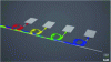 Figure 15 - Illustration of a resonant ring matrix for successive selection of different wavelengths from a single guide.