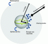 Figure 1 - View of the antenna and radiansphere of an electrically small antenna [2].