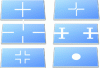 Figure 18 - Variations in slot/notch shapes on rectangular patch antennas