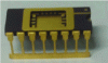 Figure 17 - Example of a ceramic DIL16 package (with soldered connections, source Kyocera)