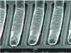 Figure 6 - Wedge-bonded zone at 50 µm pitch (source: K&S USA, via Caléo Électronique)