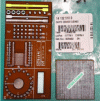 Figure 44 - Test coupons with reference and computer traceability