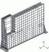 Figure 5 - Finite element model of equipment