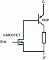 Figure 46 - Equivalent electrical diagram of an IGBT