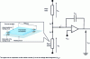 Figure 33 - Simplified diagram of a microbolometer pixel and readout circuit