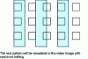 Figure 24 - Test pattern with higher spatial frequency than matrix cells