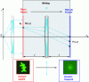 Figure 1 - Switching from spatial to frequency domain: writing mode