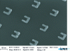 Figure 2 - Metasurface with split-ring resonators for infrared light