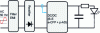 Figure 10 - V-type ballast topology with single-stage circuit, passive switched-mode power supply and active FP control