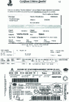 Figure 3 - Quality Criteria Certificate