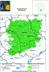 Figure 6 - Geographical area of Roquefort PDO/AOC (credit INAO)