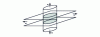 Figure 4 - Intersecting a cylinder of infinite height with a flat plate of infinite extent to form a cylinder of finite height