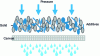 Figure 8 - Frontal filtration on support