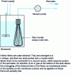 Figure 13 - Schematic diagram of a submerged membrane bioreactor