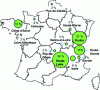 Figure 1 - French raclette cheese production by department 2019