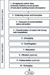 Figure 4 - Honey-making process