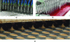 Figure 7 - Servoform™ line: injection of non-stick product into moulds (a), injection and dosing module for strawberry jelly (b) and hard caramel (c) (courtesy of Baker Perkins)