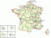 Figure 6 - French air quality monitoring system in 2005. Associative structures