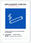 Figure 2 - Signage for smoking areas [26] and [28].