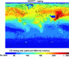 Figure 20 - Four-year average (March 2000 to February 2004) of springtime CO concentrations [47]