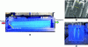 Figure 10 - (a) Fiber optic photocatalytic reactor, (b) scanning electron microscopy (SEM) image and (c) side view (treated flow range: from 5 to 20 m3 · h–1 with concentrations ranging from 5 to 50 mg · m-3) [25]