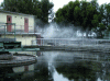 Figure 11 - Fogging of masking agents at the Cagnes-sur-Mer WWTP (photo Veolia Environnement)