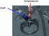 Figure 14 - Bifluid liquid/compressed air nozzle (model MAD 0331, Sanitec Ocène)