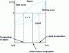 Figure 24 - General appearance of a binary phase diagram