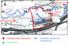 Figure 21 - Map showing the location of catchments and piezometers [5].