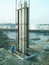 Figure 8 - Installation of a panel-drain filter door