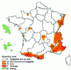Figure 7 - Seismicity zones in France
