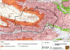 Figure 15 - Geological map of the commune of Palaiseau, extracted from the 1:50,000 geological map of Corbeil (BRGM, 1989).