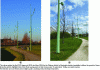 Figure 9 - Articulated arms on lampposts (Photos: (a) agence 8'18'' and (b) Julien LE BORGNE)