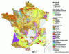 Figure 2 - Soil map of France: representation of the main soil typologies (source: Gissol and Sols et territoires mixed technology network, 2019).