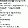 Figure 16 - Writing a function with the arguments keyword