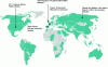 Figure 4 - Map of the planetary WannaCry infection in May 2017 after a few hours of attack (Credit Kaspersky Lab's Global Research and Analysis Team).