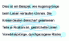 Figure 1 - Eye fixation when reading a paragraph 