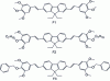 Figure 2 - Chemical structure of bis-phenylethynyl-fluorenes (F1 to F3)