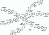 Figure 8 - Chemical structure of a terfluorene dendrimer with a triazatruxene core (F23)